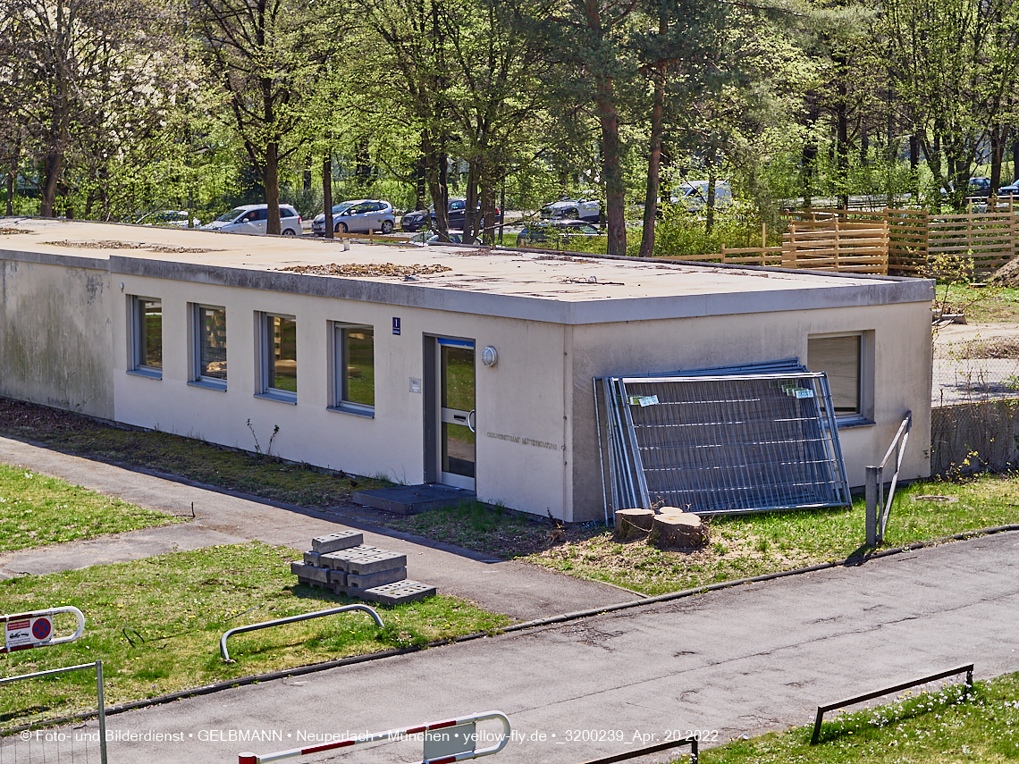 20.04.2022 - Baustelle am Haus für Kinder in Neuperlach